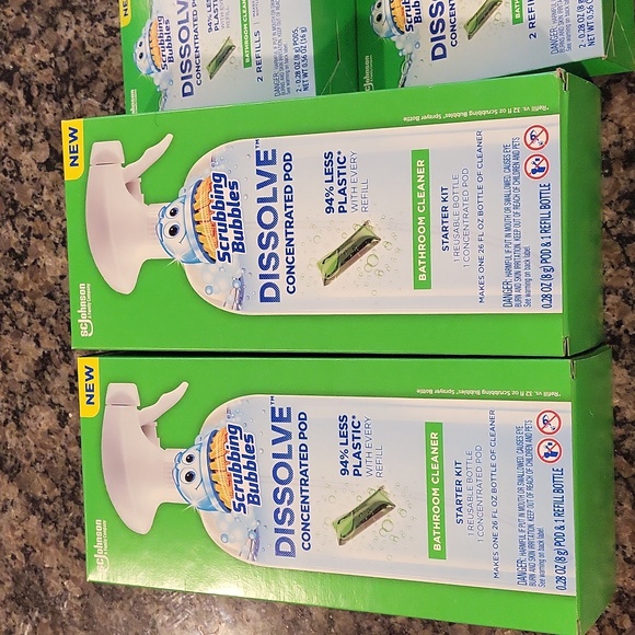 Scrubbing Bubbles Dissolve concentrated POD starter kit & 3 refills each 2 pack - Picture 2 of 9